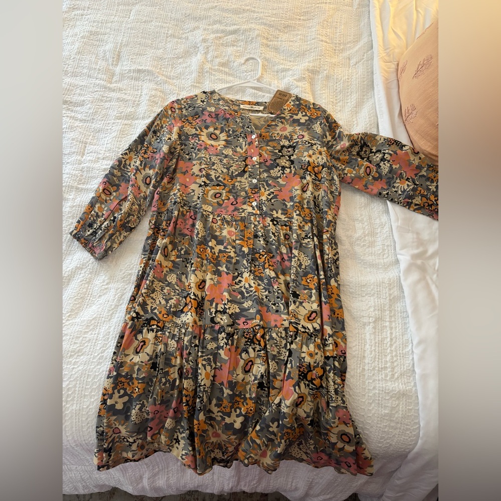 Natural Life Multicolor Patterned Dress